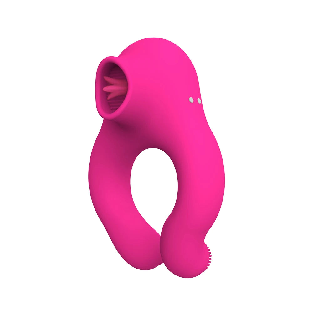 "VibraLock" – Anneau Pénien Vibrant & Stimulateur Sucking