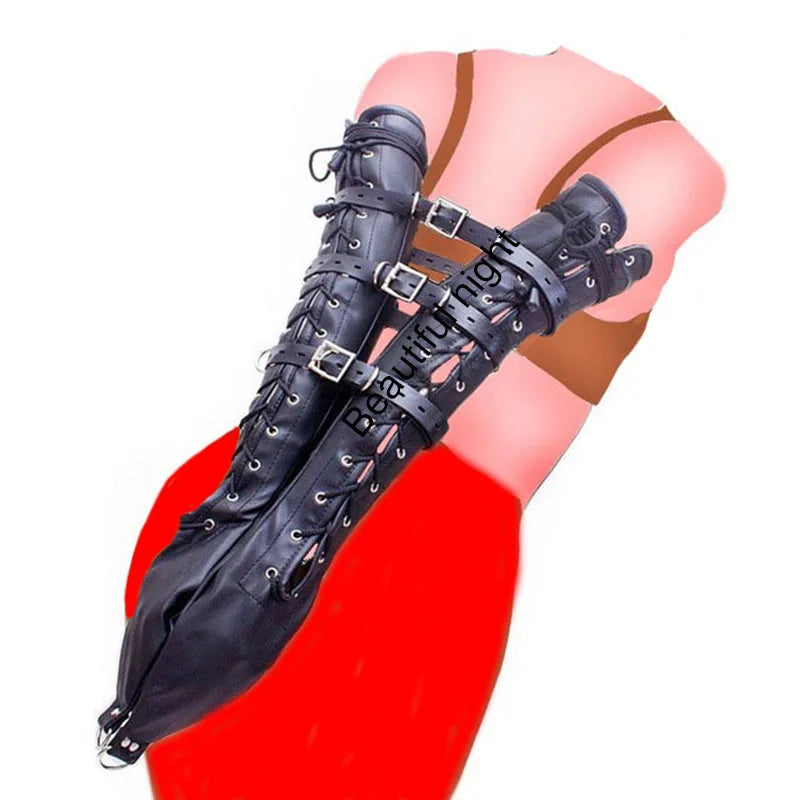 Manches de Contrainte BDSM – Gants de Bondage Arrière