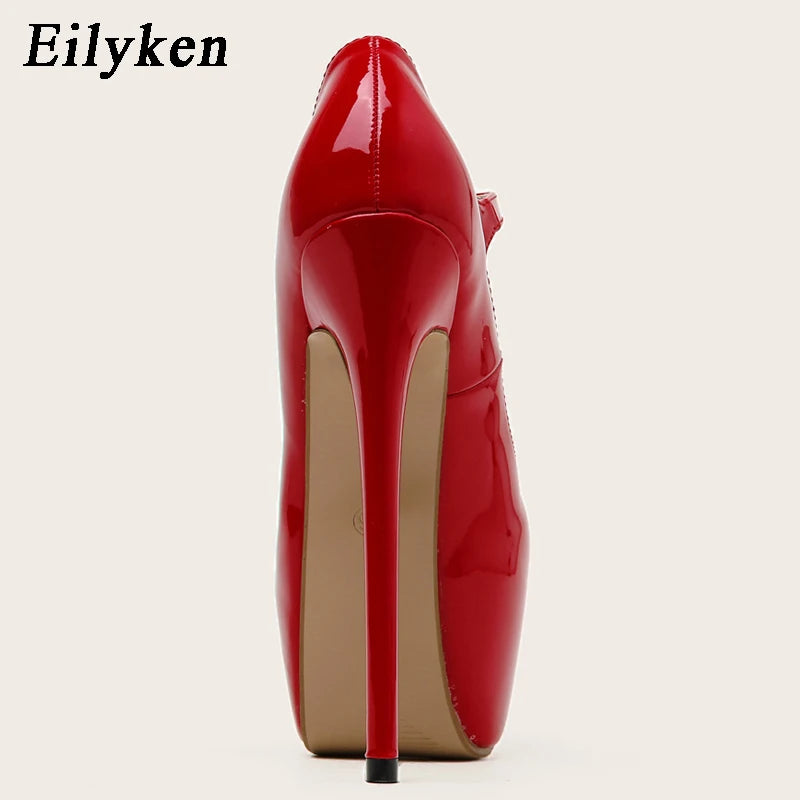 "Sexy Buckle Strap Platform Women Pumps" – Escarpins Club & Mariage