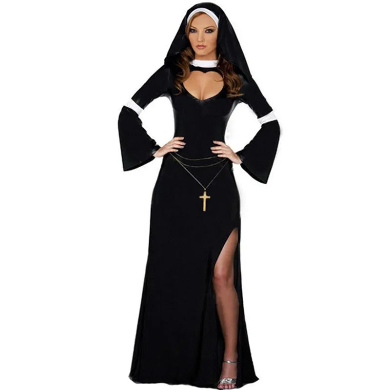 "Nun's Temptation" – Costume Sexy et Élégant