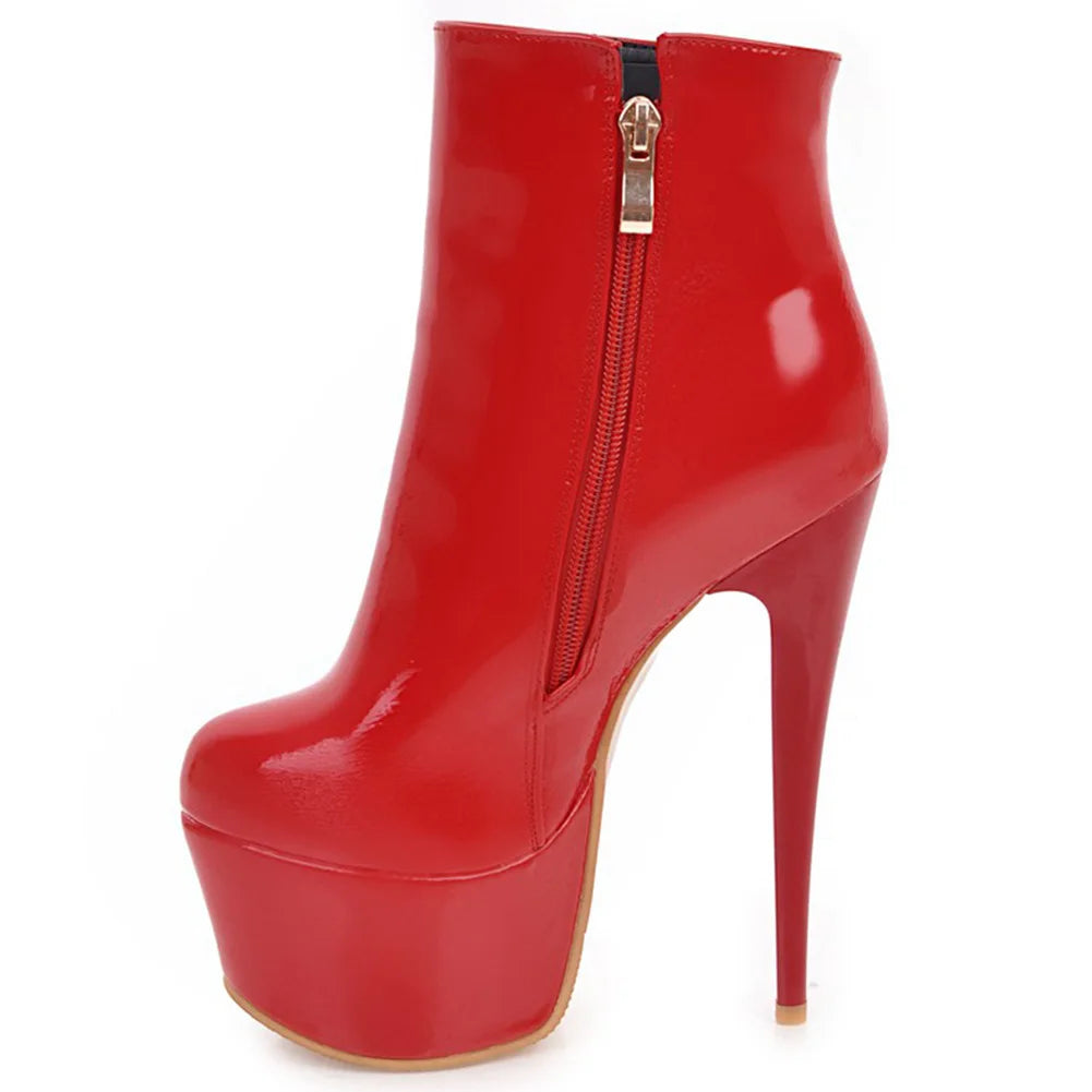"DoraTasia Winter Party" – Ankle Boots à Talons Ultra-Sexy