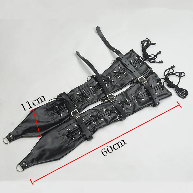 Manches de Contrainte BDSM – Gants de Bondage Arrière