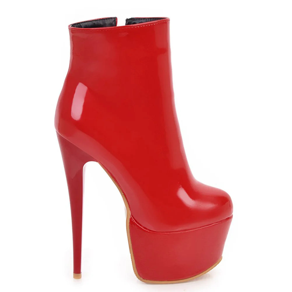 "DoraTasia Winter Party" – Ankle Boots à Talons Ultra-Sexy