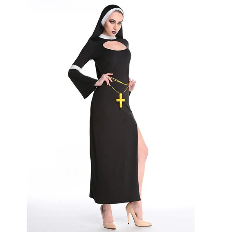 "Nun's Temptation" – Costume Sexy et Élégant
