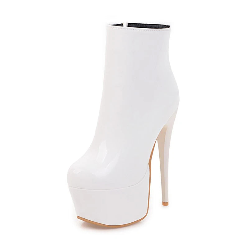 "DoraTasia Winter Party" – Ankle Boots à Talons Ultra-Sexy