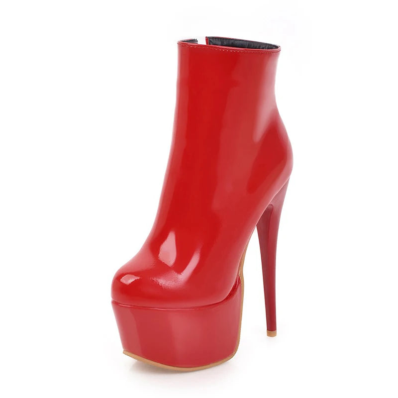 "DoraTasia Winter Party" – Ankle Boots à Talons Ultra-Sexy