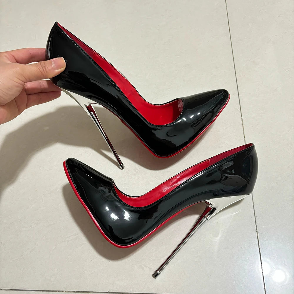 "16cm Plated Heel Fetish Pumps" – Escarpins Extrêmes pour Catwalk & Soirées Drag