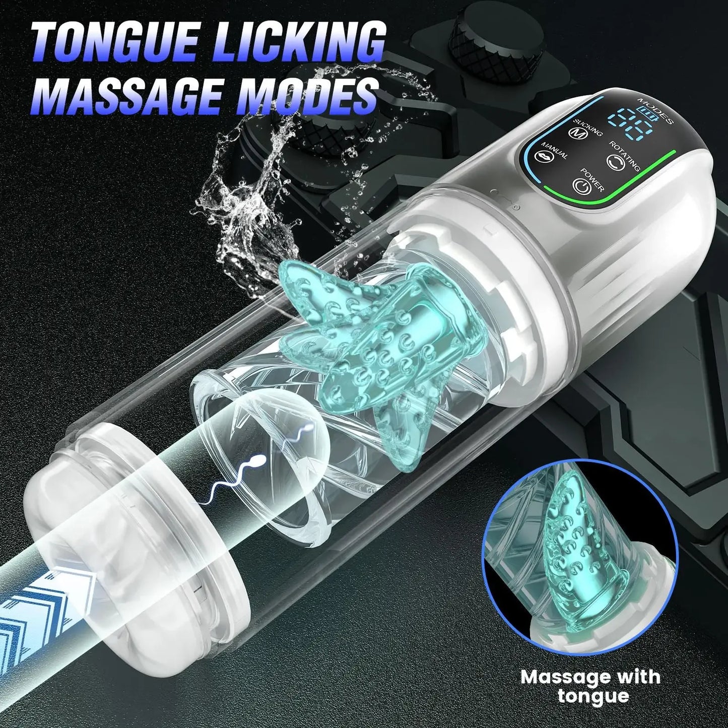 "PleasureX Pro" – Masturbateur Automatique avec Succion, Vibration et Chauffage