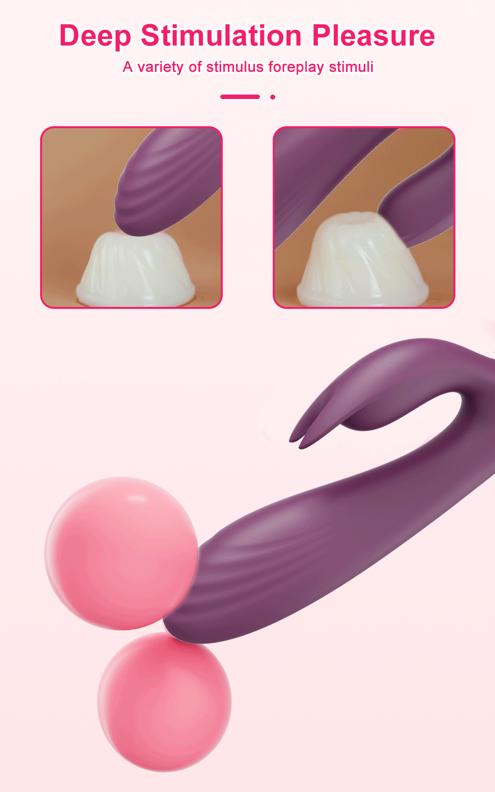 "Rabbit Bliss" – Vibrateur G-Spot et Clitoris à Double Moteur