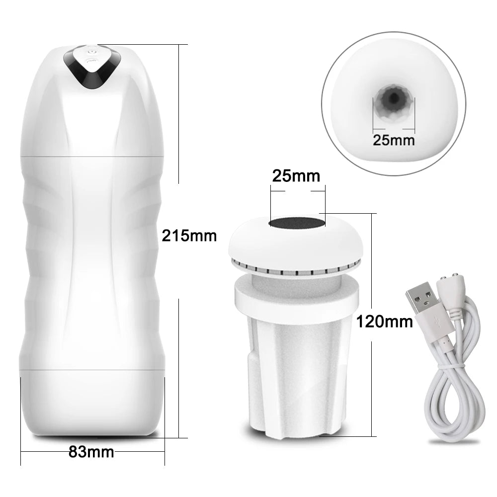 Masturbateur Automatique – Succion & Vibration