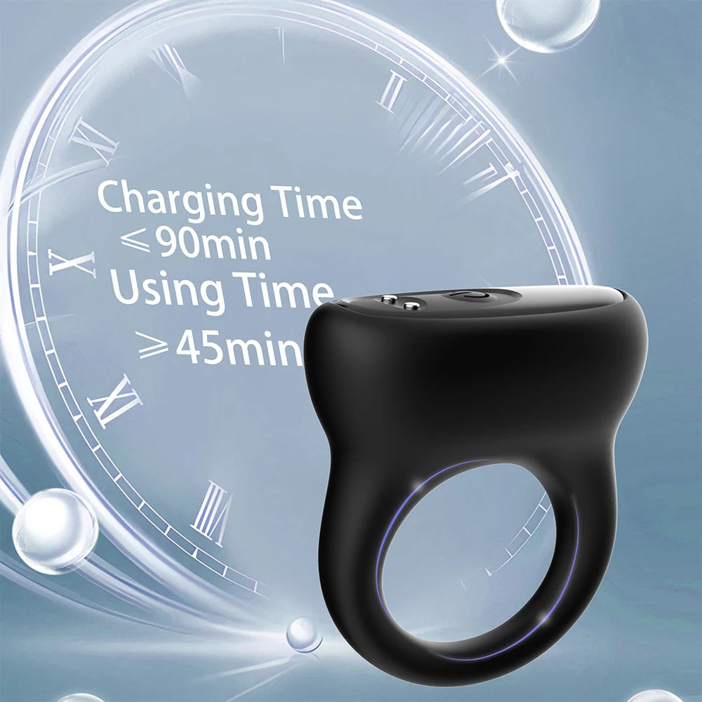 "VibeRing" – Anneau Vibrant Connecté pour Homme