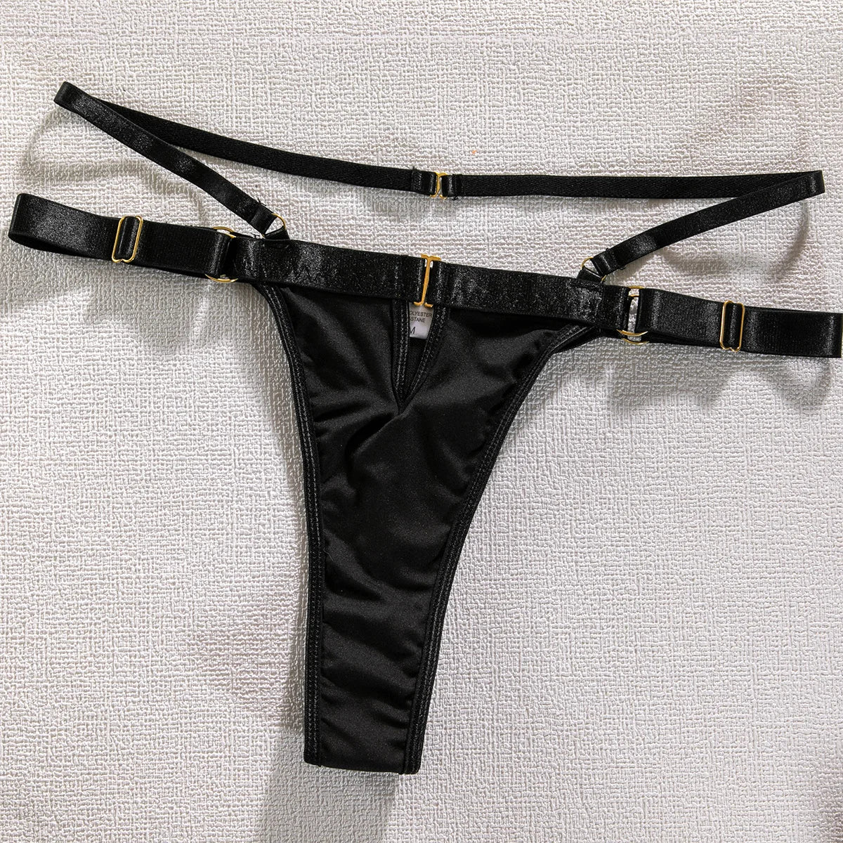 Eclipse Métallique – Ensemble Lingerie 5 Pièces