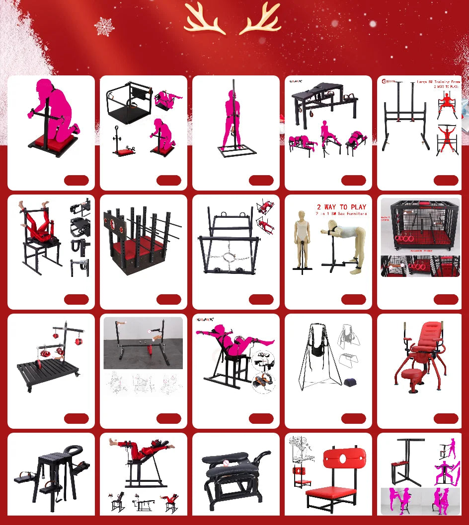 CrabX – Fauteuil Érotique Multifonction BDSM & Jeux de Couples