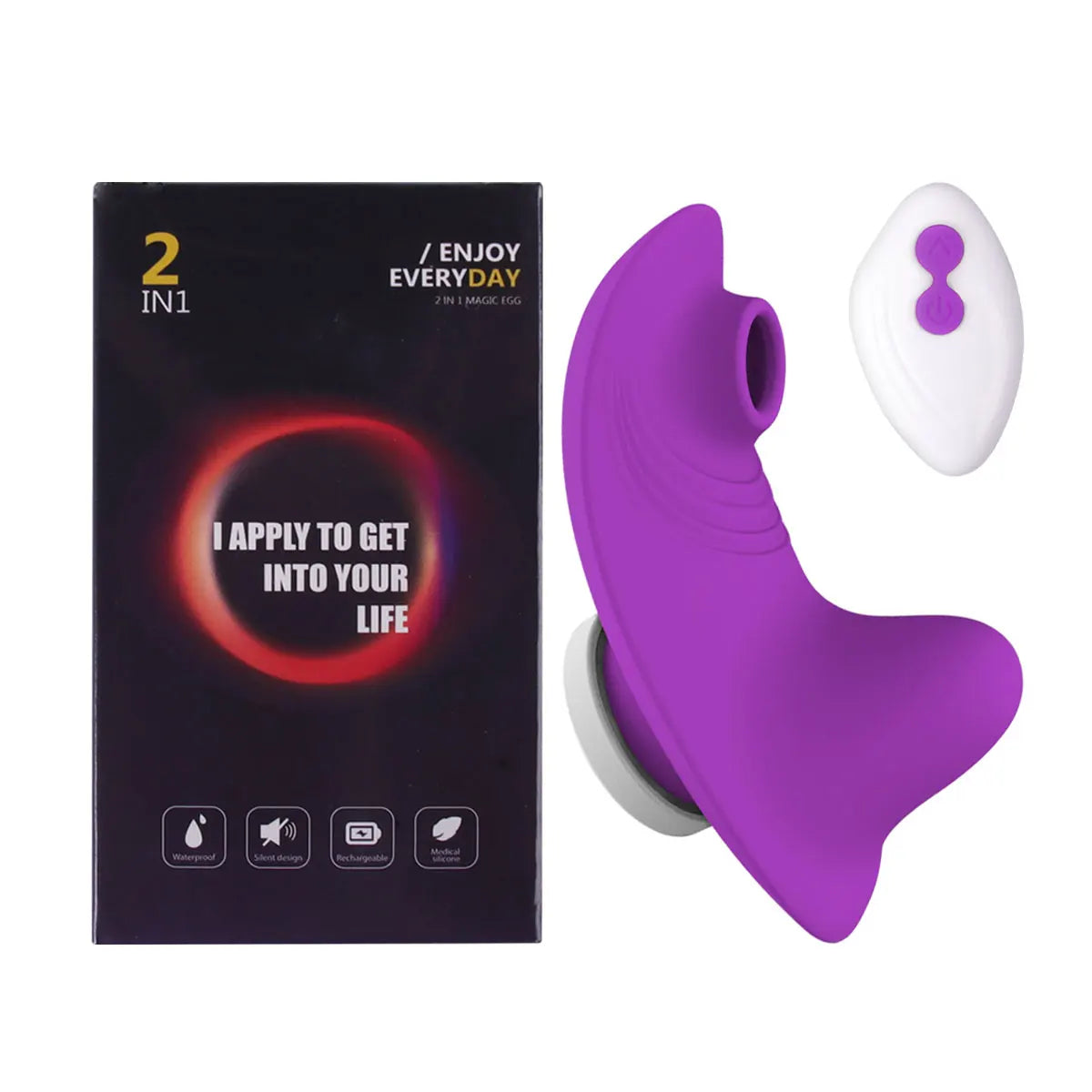 "Sensuelle Vortex" – Vibromasseur & Stimulateur à Succion Télécommandé