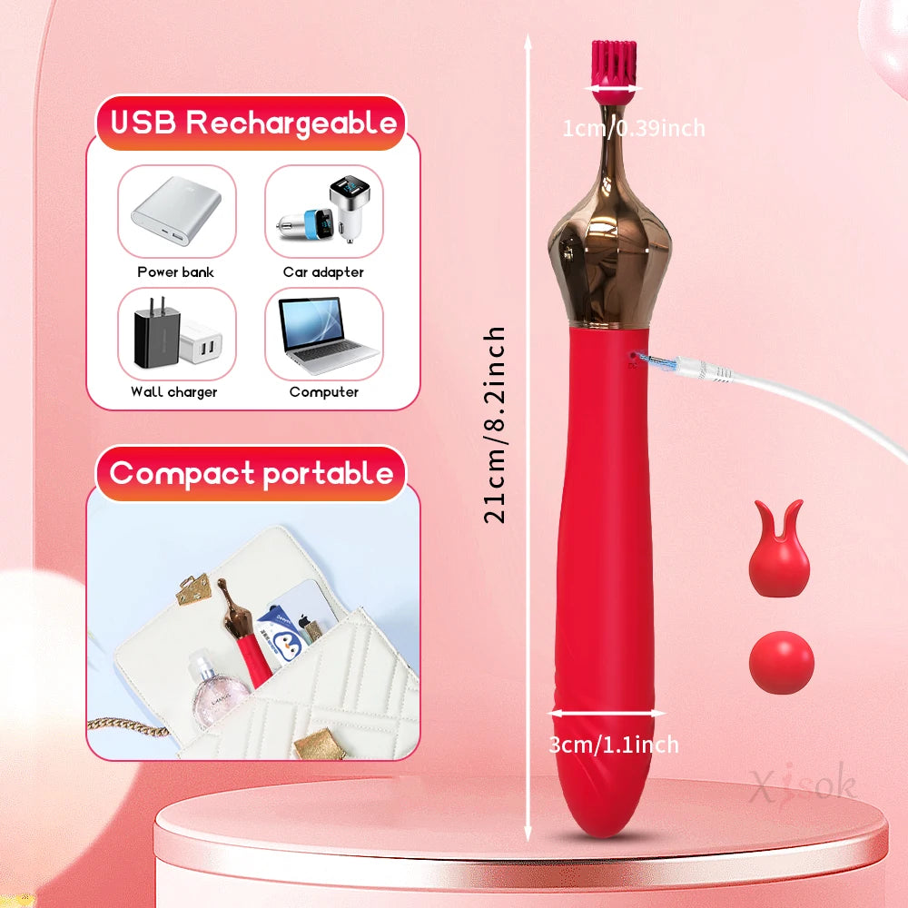 "G-Quick" – Vibrateur G-Spot avec Double Moteur pour Femmes