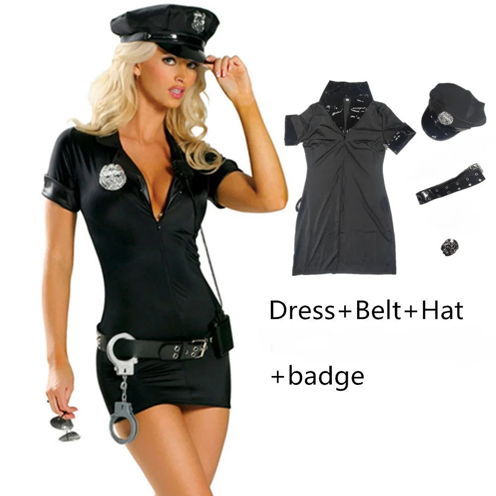 "Midnight Lawkeeper" – Costume de Police Sexy