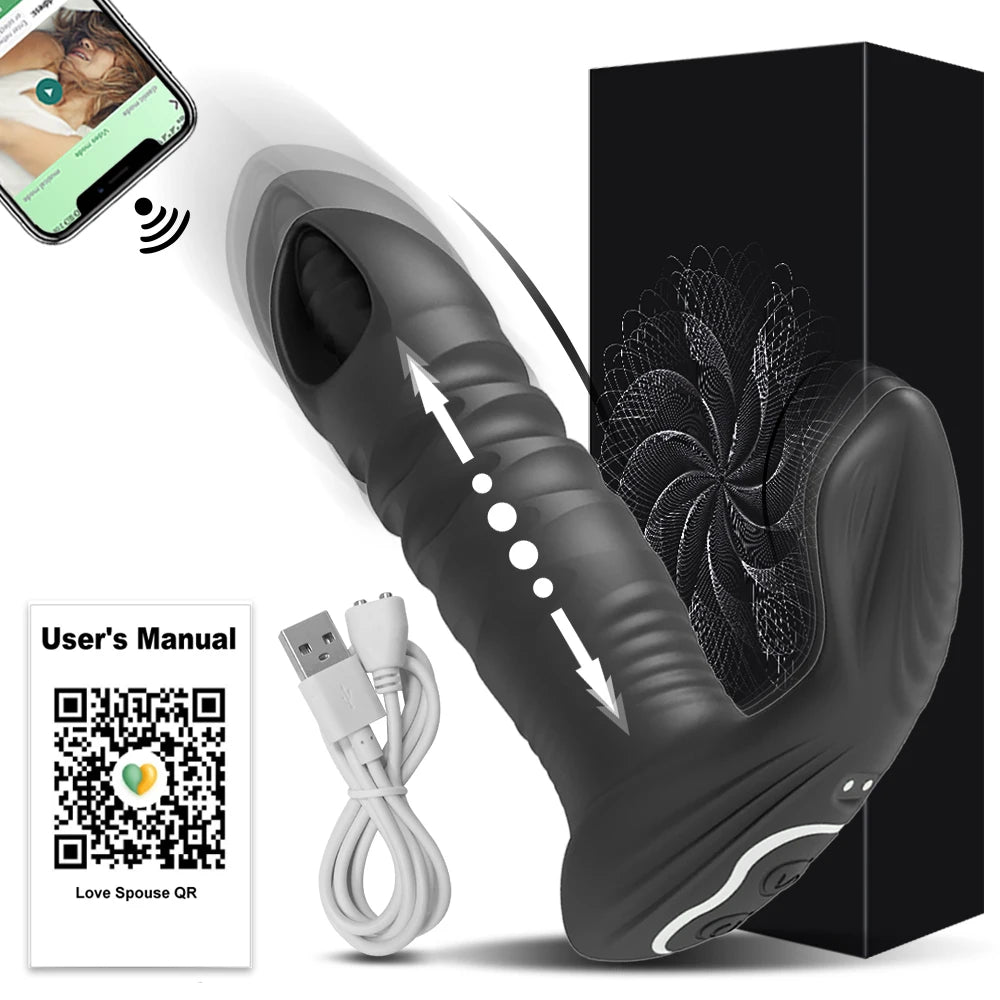 "AppPulse" – Vibrateur Bluetooth avec Thrusting et Stimulation G-Spot