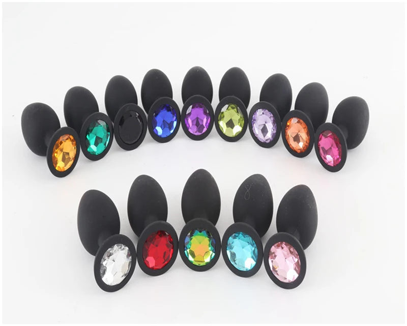 "SilkPlug" – Plug Anal en Silicone Unisexe avec 3 Tailles Ajustables