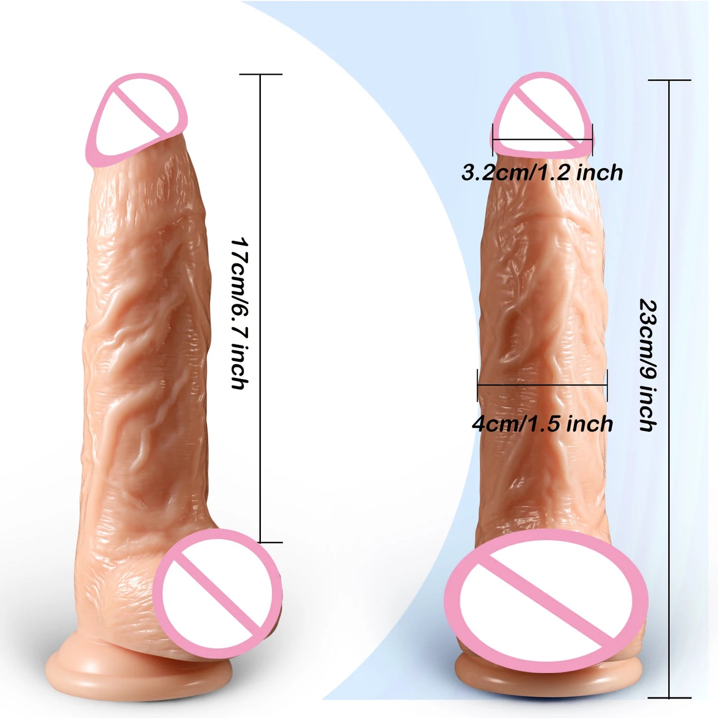 "Realistic Squirting Dildo" – Godemichet Éjaculant avec Ventouse et Texture Ultra-Réaliste