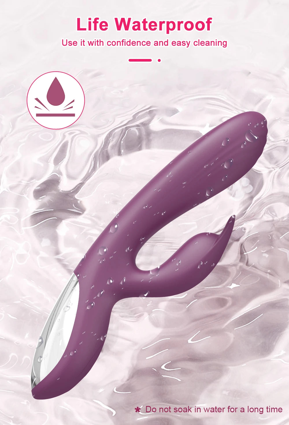 "Rabbit Bliss" – Vibrateur G-Spot et Clitoris à Double Moteur