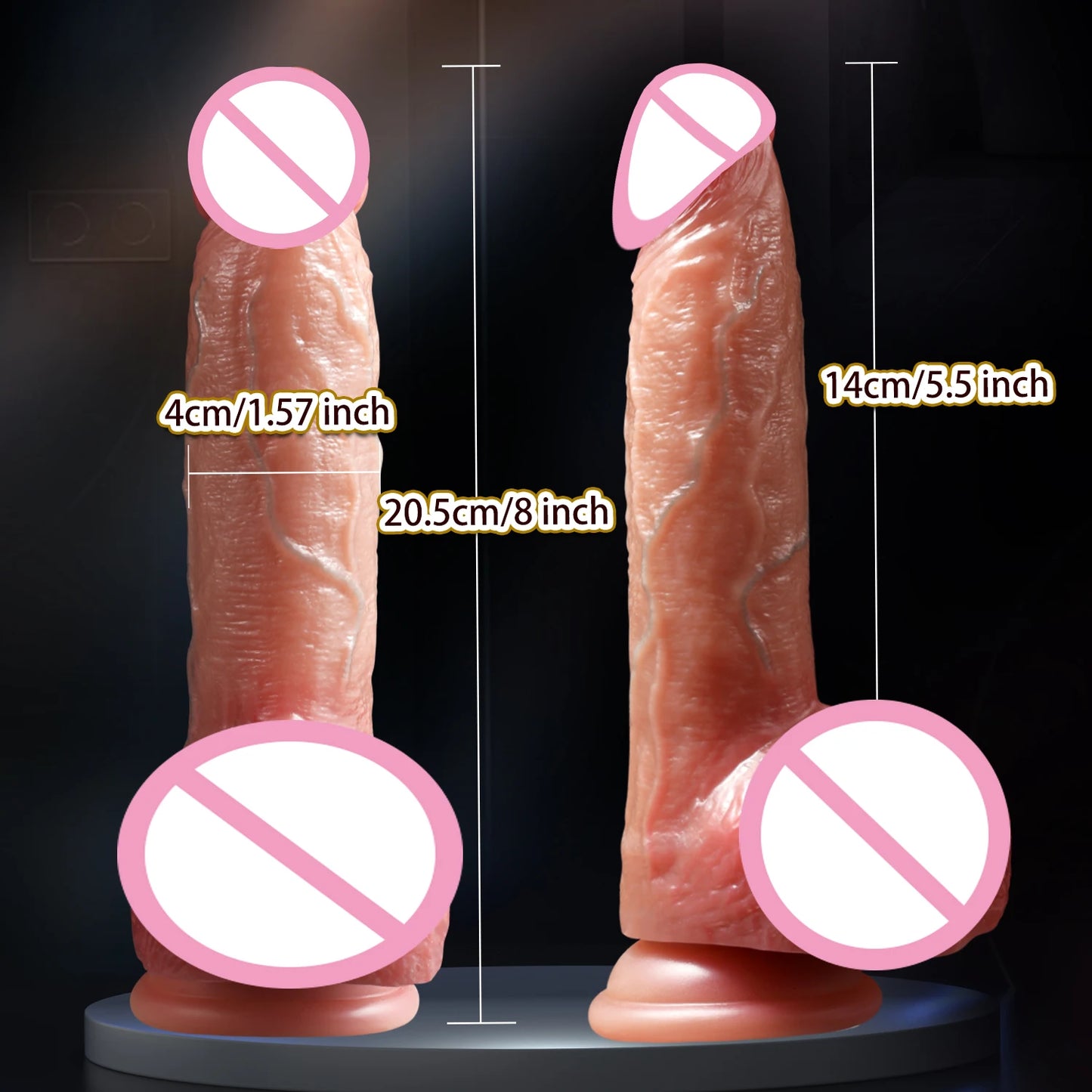 "Realistic Squirting Dildo" – Godemichet Éjaculant avec Ventouse et Texture Ultra-Réaliste