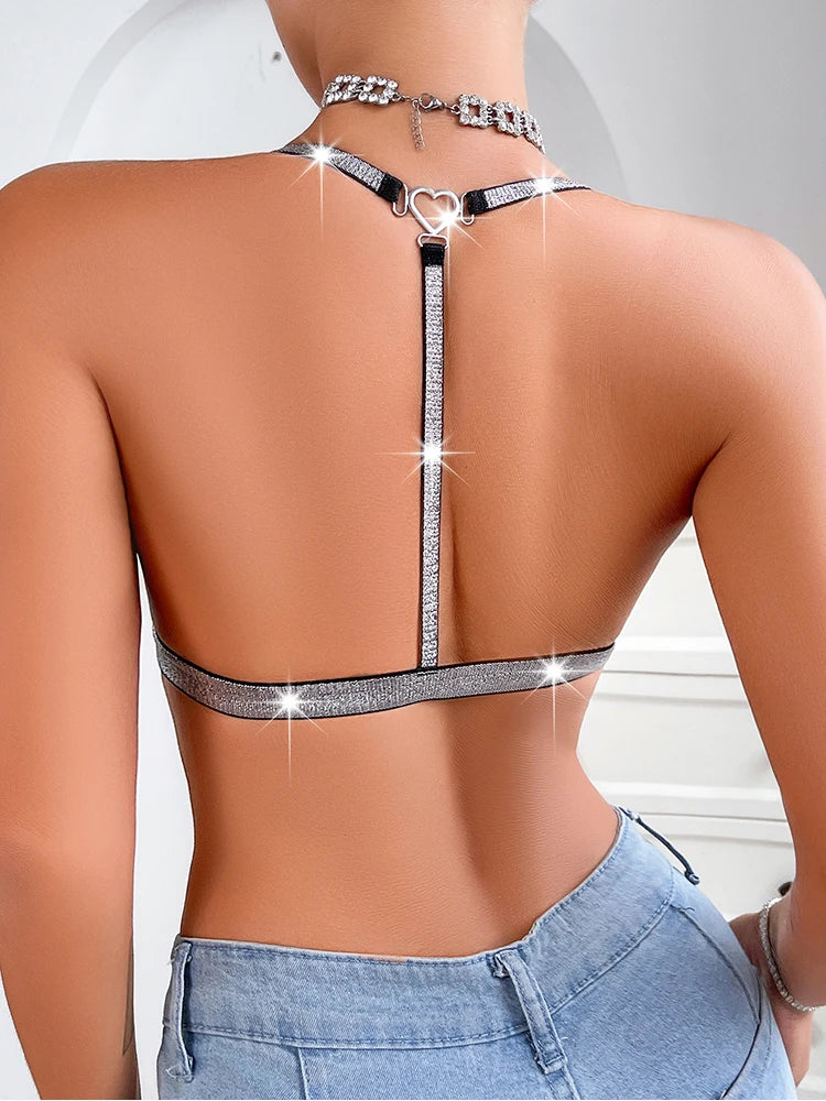"Eclipse" – Soutien-gorge Sexy à Bouton Frontal