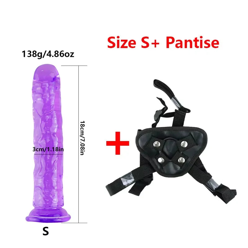 "DynaStrap" – Strap-On Ajustable & Stimulation Maximale