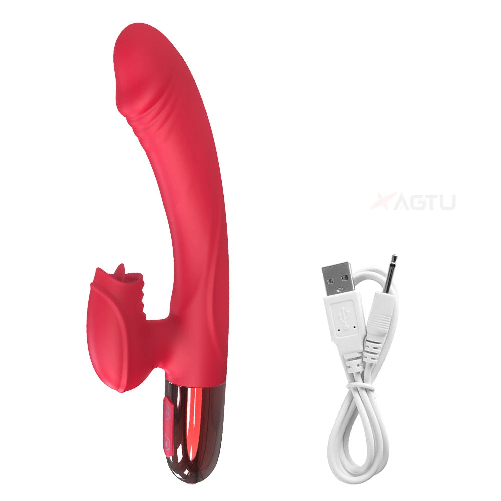 "HeatWave Bunny" – Vibromasseur Rabbit Chauffant & Lèche-Clitoris