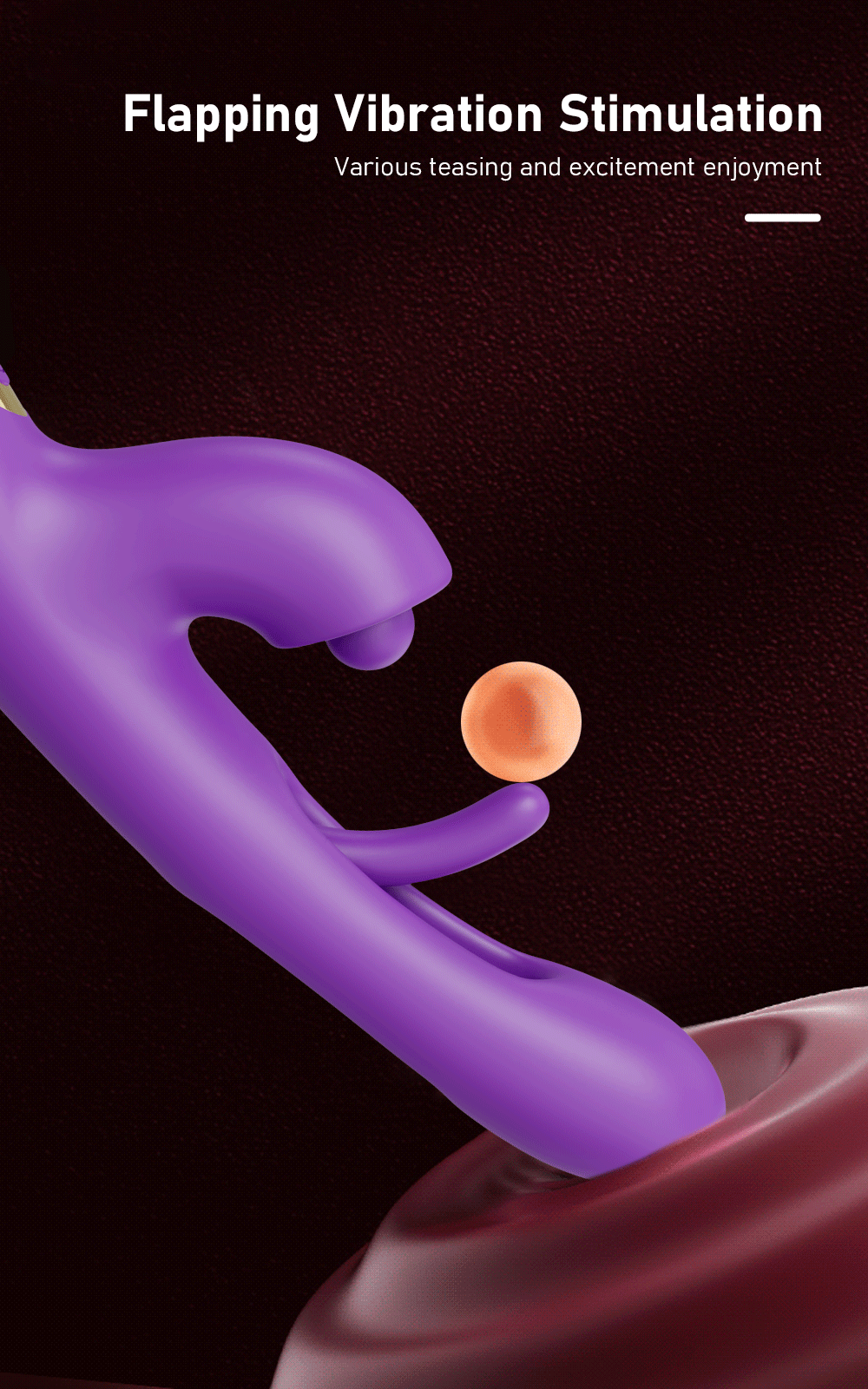 "Tap & Vibe" – Vibrateur G-Spot avec Fonction Tapping et Stimulation du Clitoris