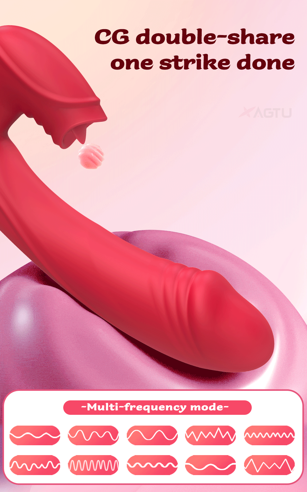 "HeatWave Bunny" – Vibromasseur Rabbit Chauffant & Lèche-Clitoris