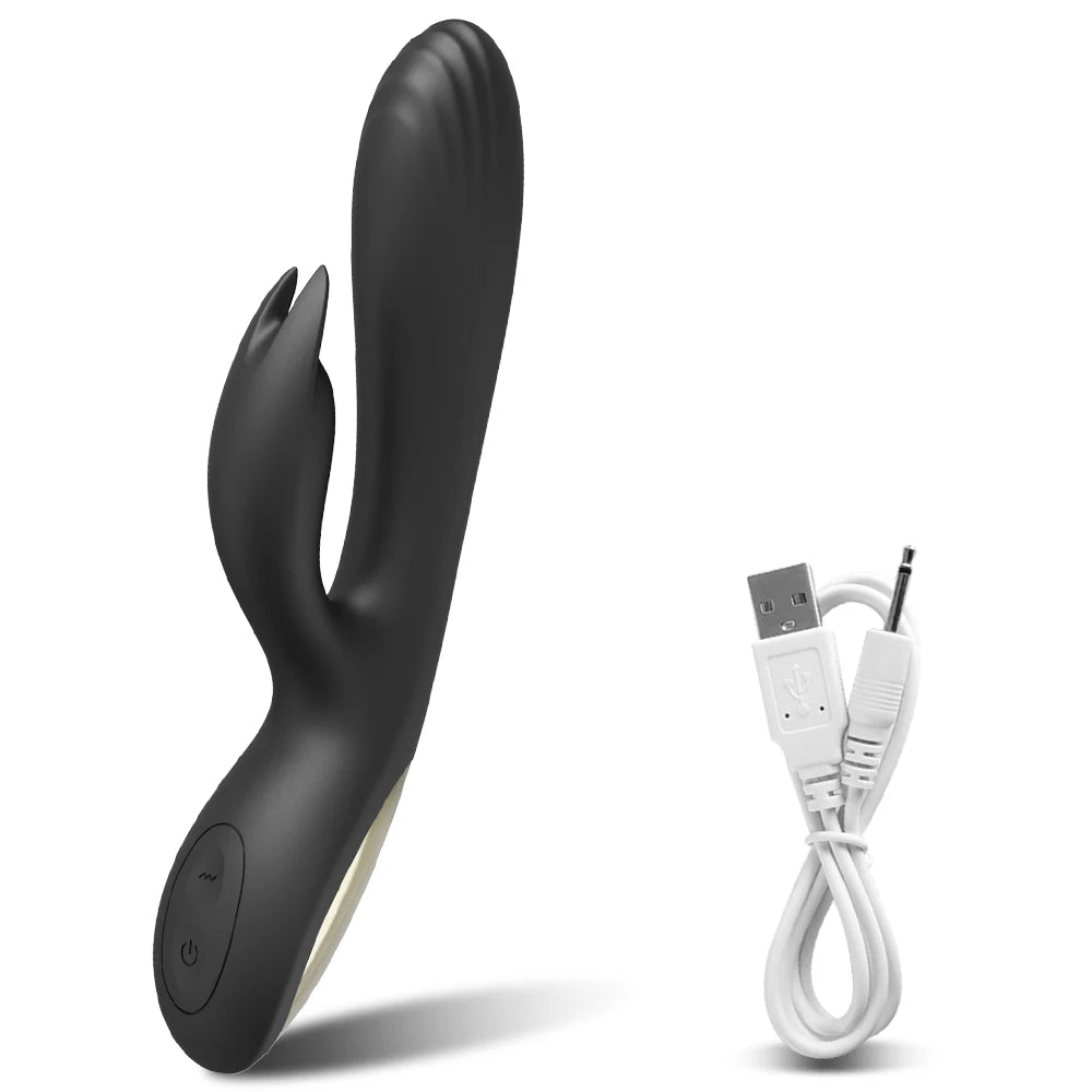"Rabbit Bliss" – Vibrateur G-Spot et Clitoris à Double Moteur