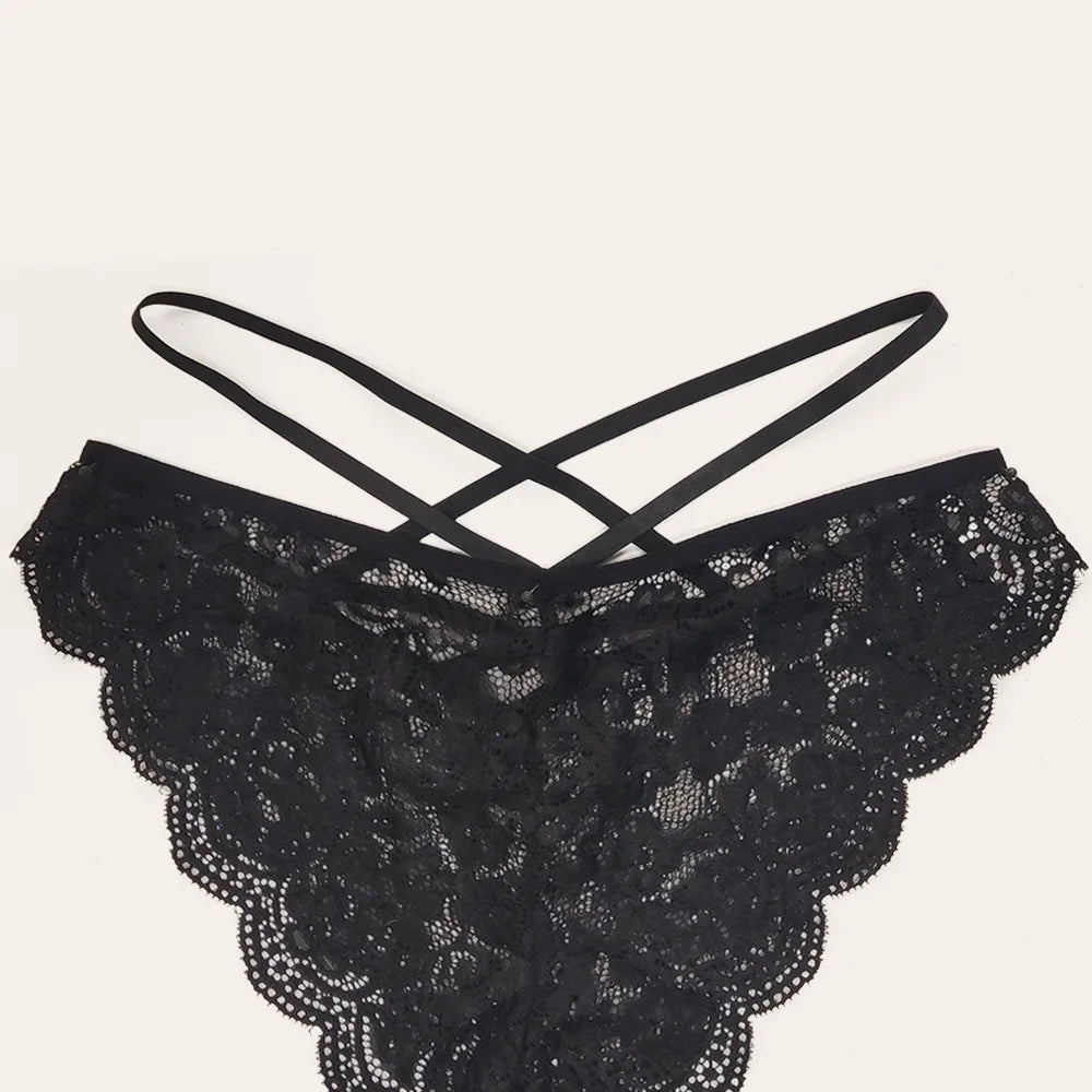 "Passion Élégante" – Ensemble Lingerie Sexy en Dentelle