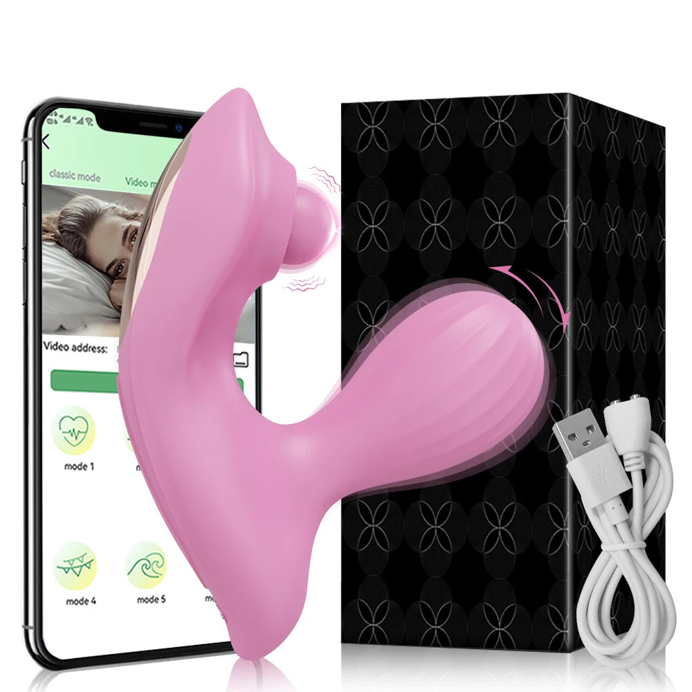 "WigglePulse" – Vibrateur Bluetooth avec Tête Mouvante et Stimulation du G-Spot