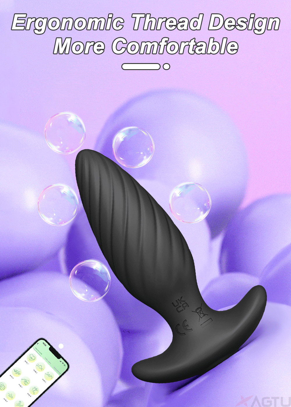 "ProstaVibe" – Plug Anal avec Contrôle APP Bluetooth pour Hommes et Femmes