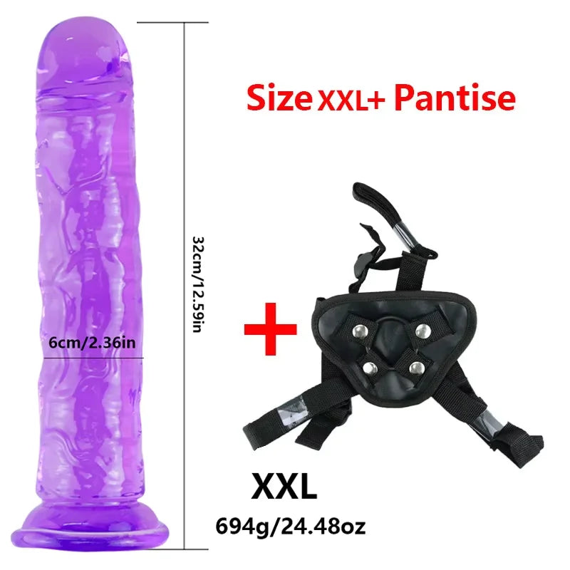 "DynaStrap" – Strap-On Ajustable & Stimulation Maximale