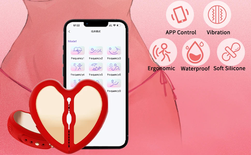 Pinces Vibrantes Connectées – Stimulation des Tétons & Massage Érotique