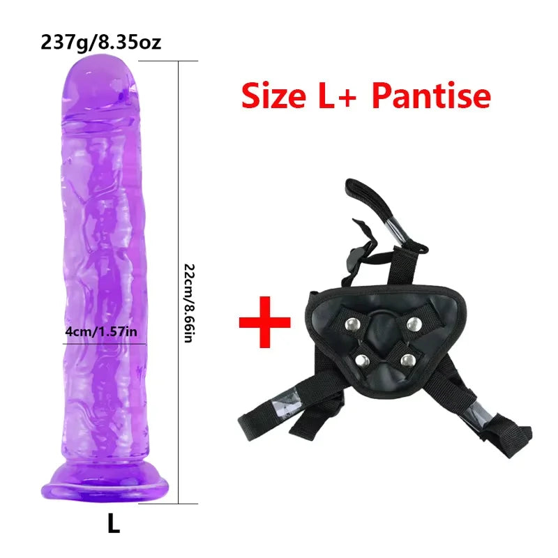 "DynaStrap" – Strap-On Ajustable & Stimulation Maximale