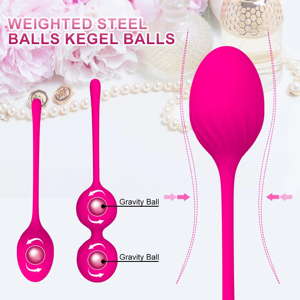 "Smart Vaginal Kegel Ball" – Boule de Geisha Intelligente en Silicone Sécurisé