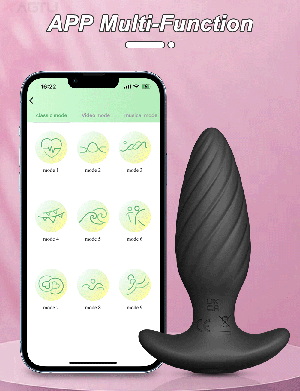 "ProstaVibe" – Plug Anal avec Contrôle APP Bluetooth pour Hommes et Femmes