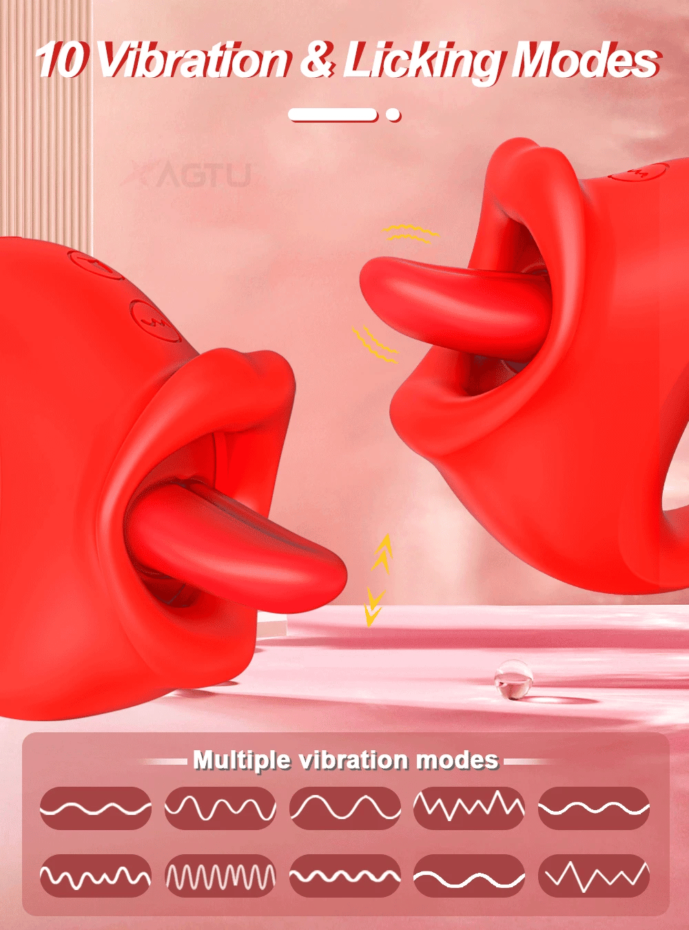 "LickWave" – Stimulateur Clitoridien à Langue Vibrante