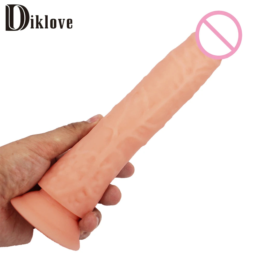 "PleasureMax" – Dildo Réaliste avec Vibromasseur et Ventouse pour Stimulation Anale et Vaginale