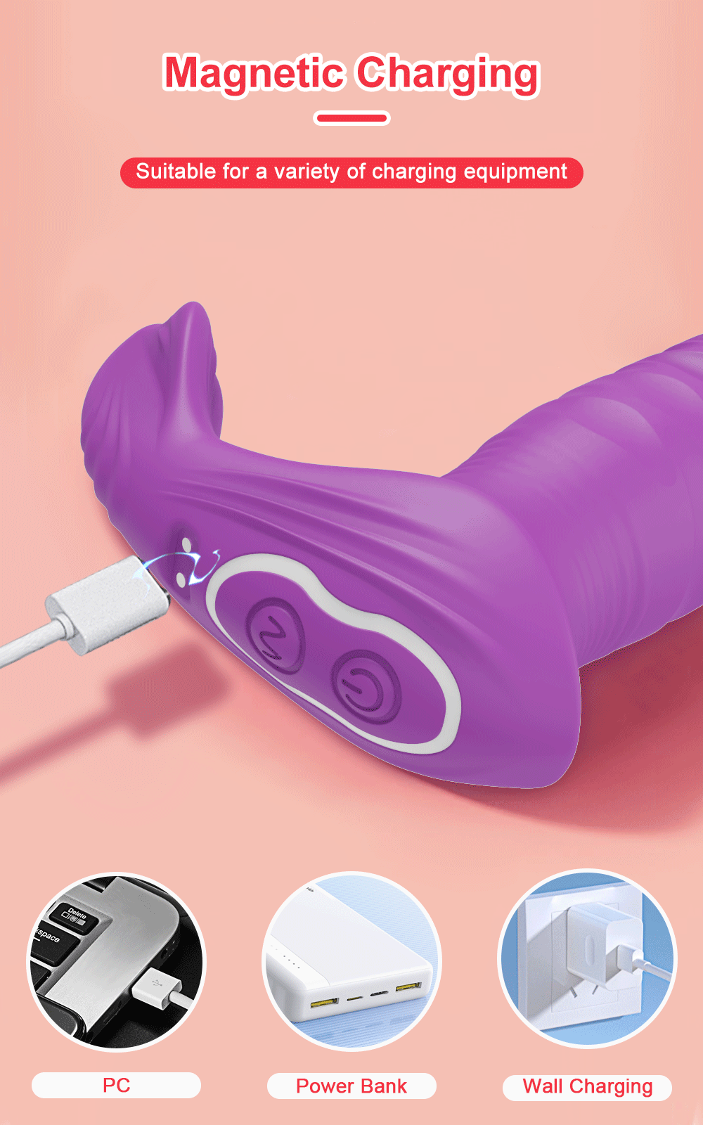 "AppPulse" – Vibrateur Bluetooth avec Thrusting et Stimulation G-Spot