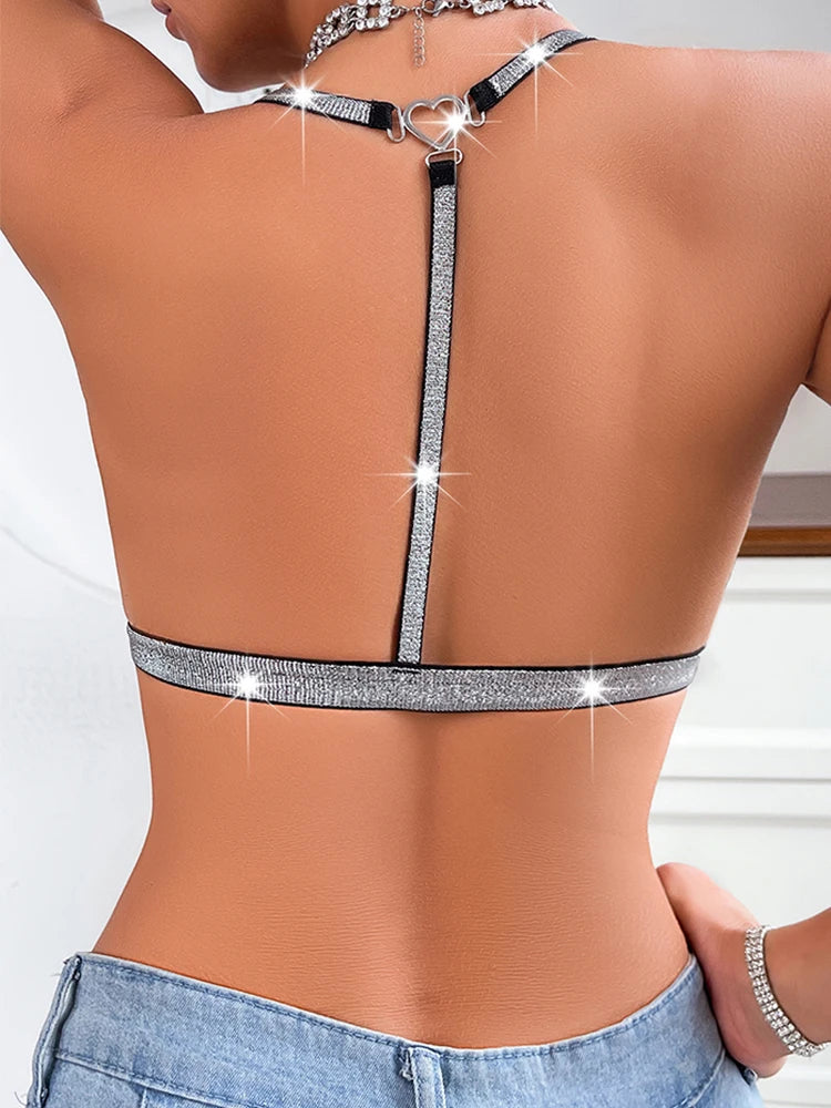 "Eclipse" – Soutien-gorge Sexy à Bouton Frontal