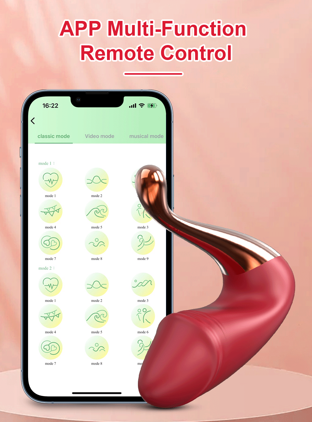 "VibeSync" – Vibrateur Dildo avec Contrôle Bluetooth et Stimulation G-Spot