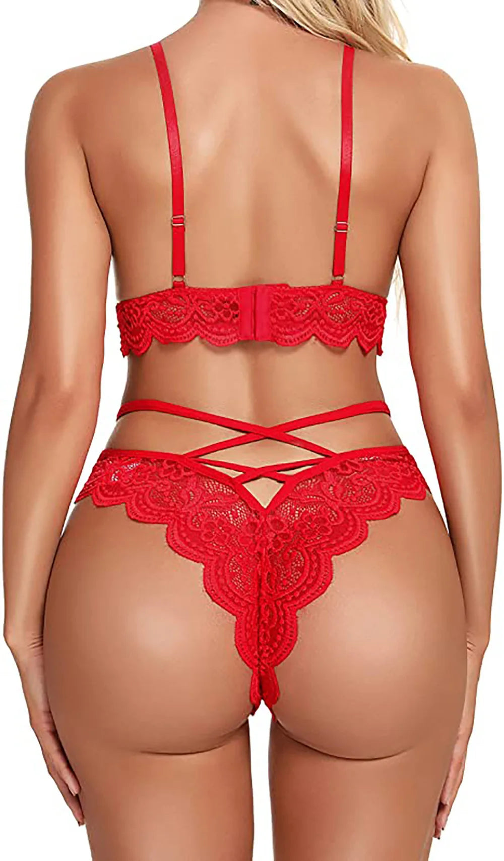"Passion Élégante" – Ensemble Lingerie Sexy en Dentelle