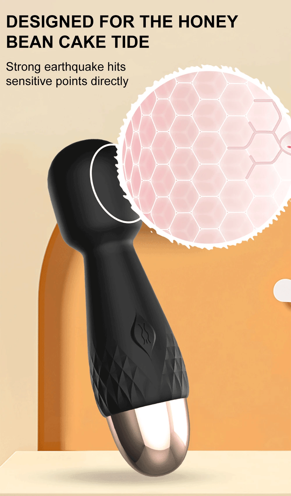"Mini Magik" – Vibromasseur Compact & Ultra-Puissant