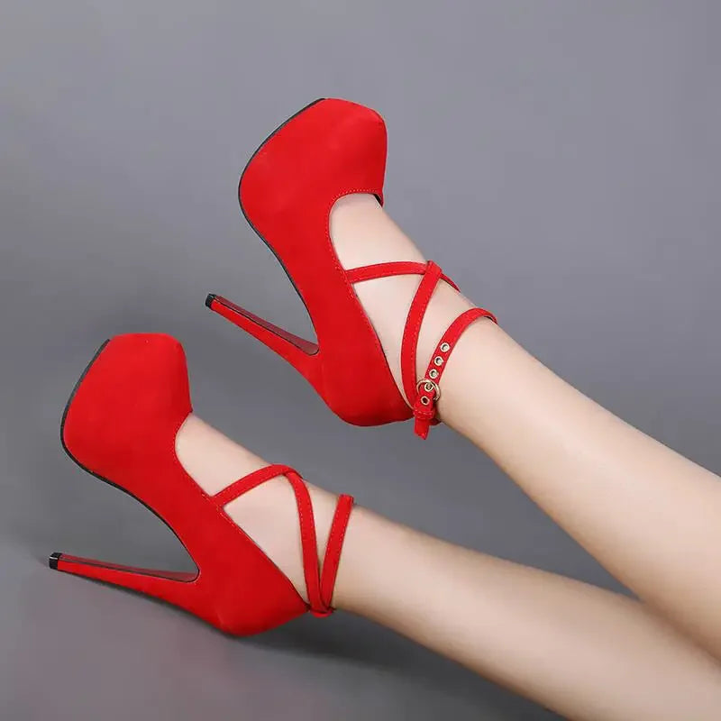 Sandales à Talons Hauts – Élégance & Confort