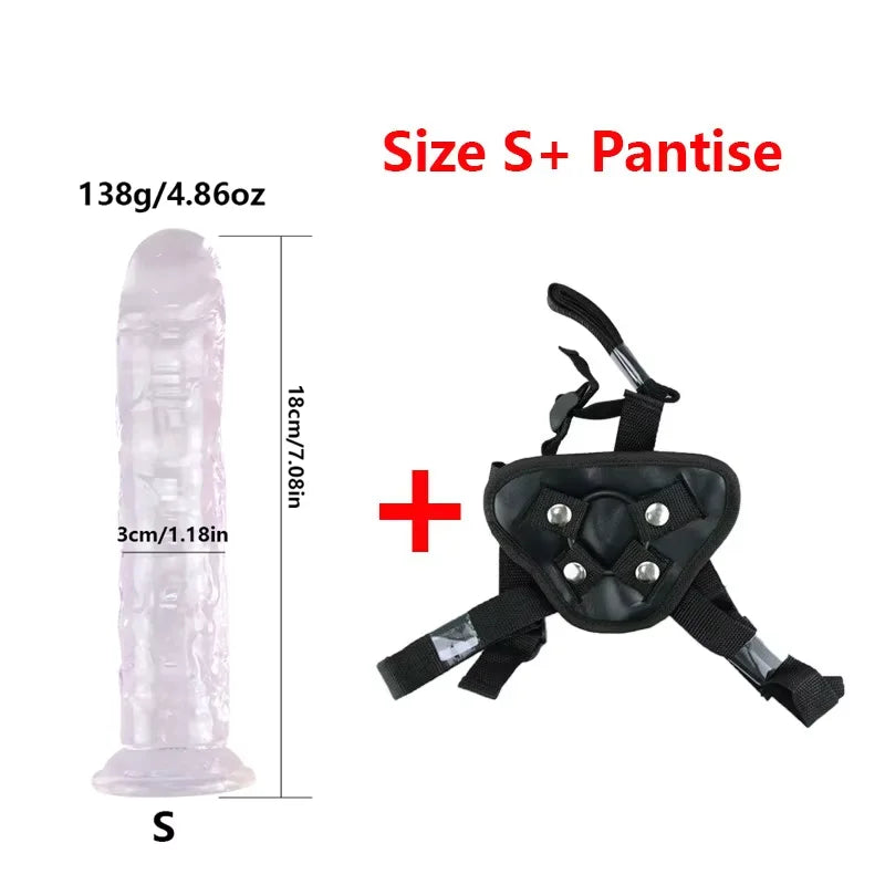 "DynaStrap" – Strap-On Ajustable & Stimulation Maximale