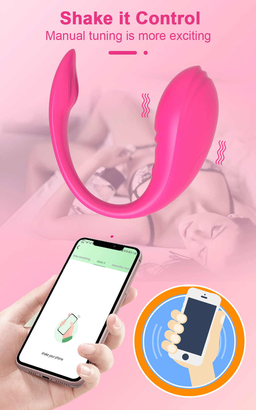 "LushEgg" – Vibromasseur Œuf Connecté & Télécommandé