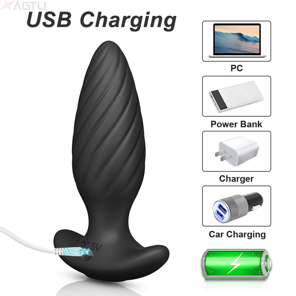 "ProstaVibe" – Plug Anal avec Contrôle APP Bluetooth pour Hommes et Femmes